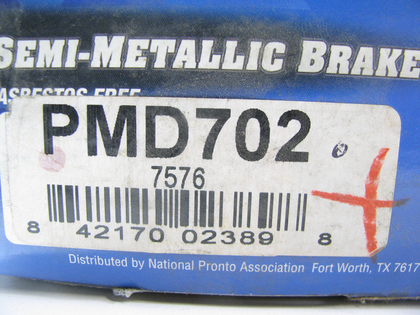 Pronto PMD702 Semi-Metallic Disc Brake Pad Set - Rear