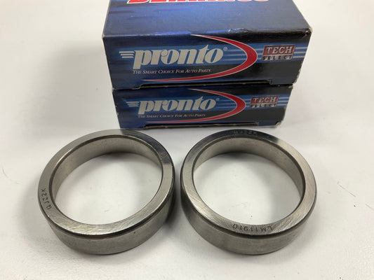 (2) Pronto PTLM11910 Wheel Bearing Race Cup