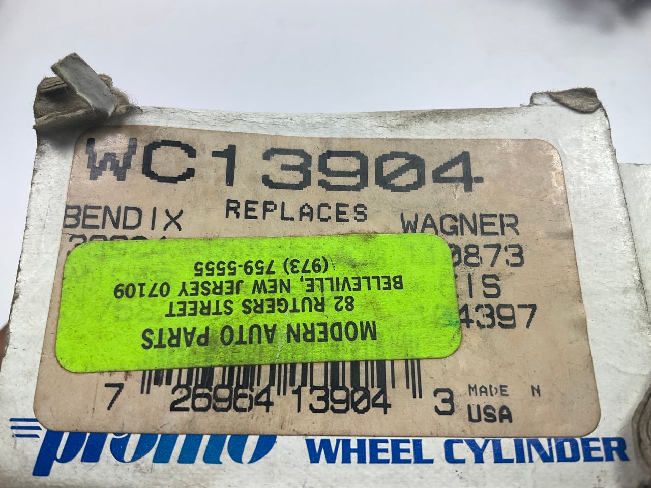 Pronto WC13904 Rear Drum Brake Wheel Cylinder