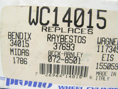Pronto WC14015 Drum Brake Wheel Cylinder - Rear Left / Right