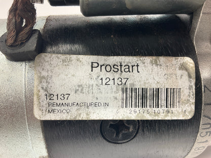 REMAN. Prostart 12137 Starter (MANUAL TRANSMISSION & CALIFORNIA ONLY)