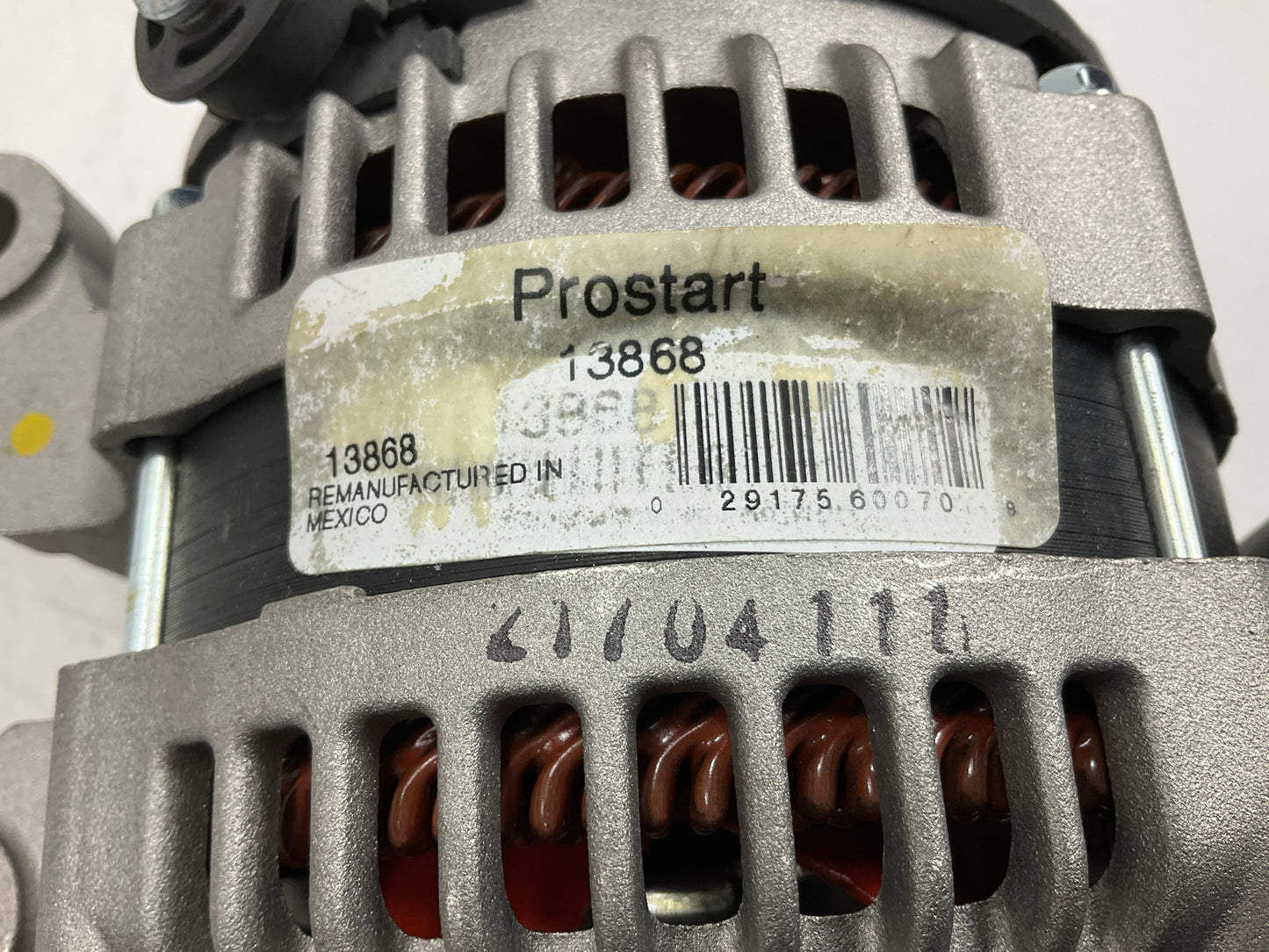 REMAN. Prostart 13868 Alternator