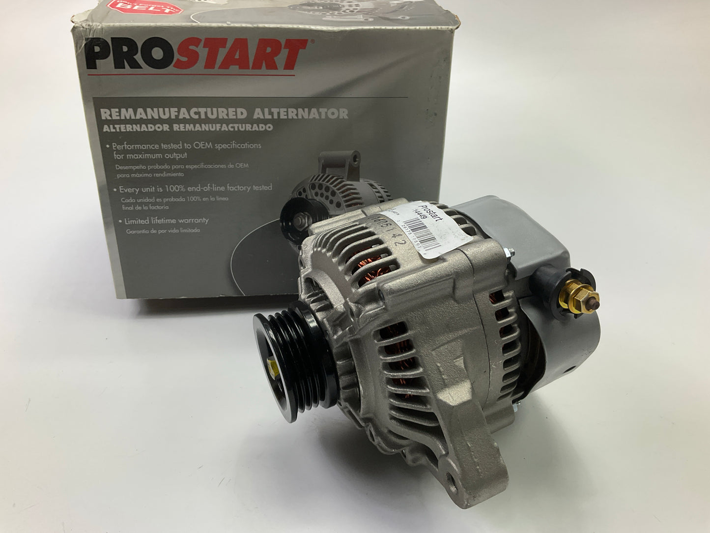 REMAN. Prostart 14449 Alternator For 1987-1992 Toyota Tercel AUTO Trans