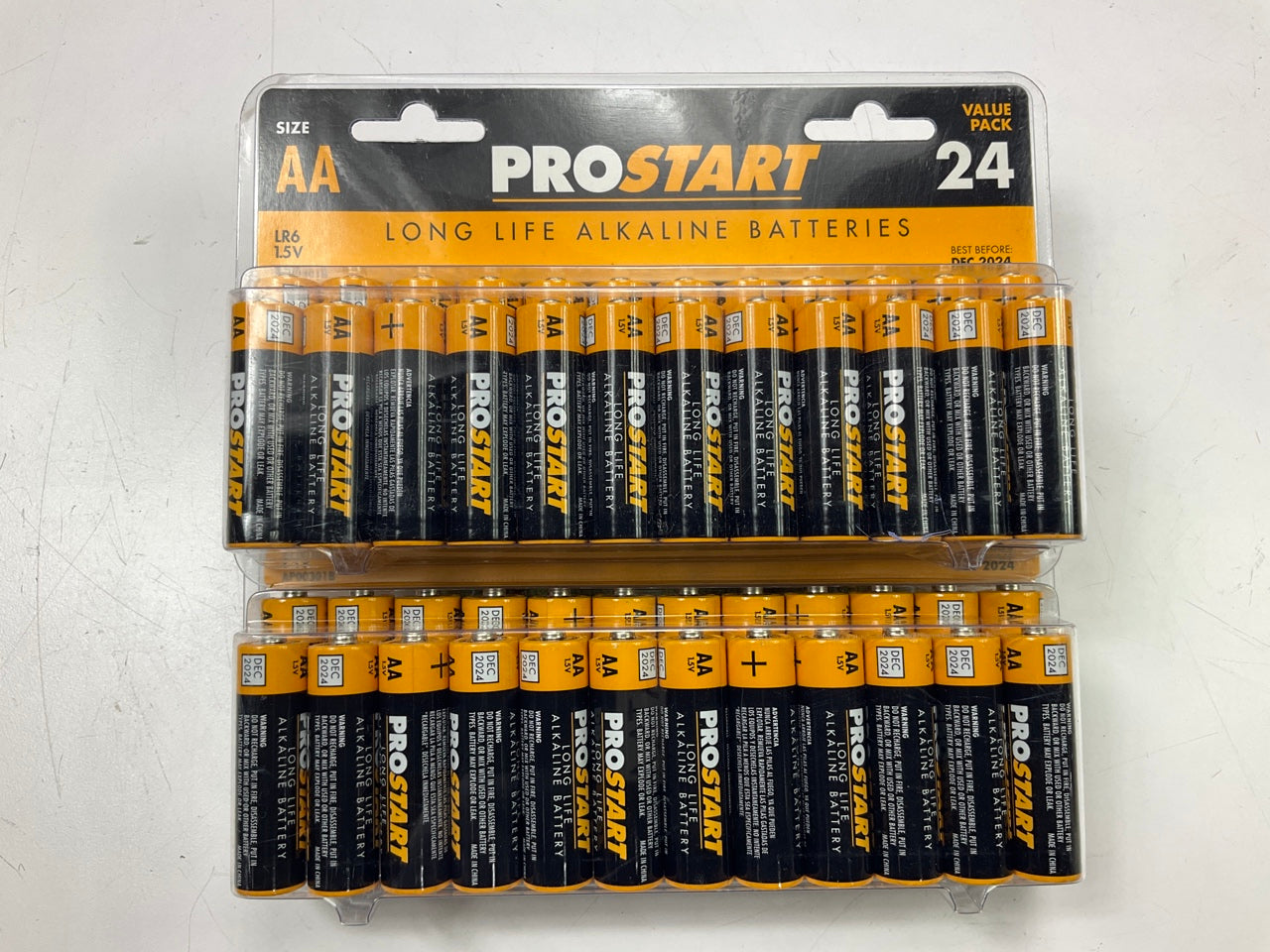 (48) Prostart AP00301B  AA Double A Batteries  (Non-Rechargeable), DEC 2024 EXP