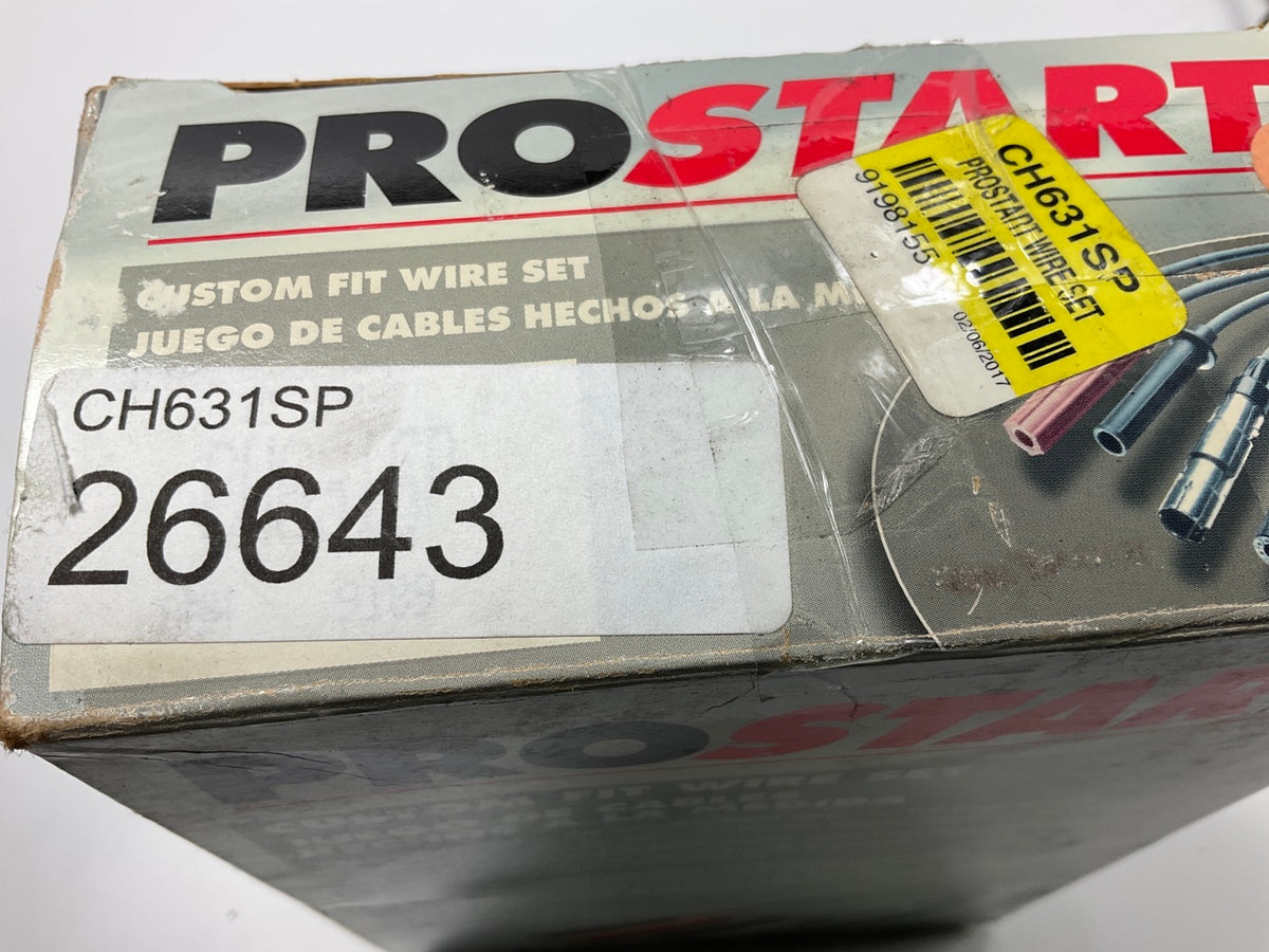 Prostart CH631SP Ignition Spark Plug Wire Set For 1977-1996 Ford 4.9L 300-L6