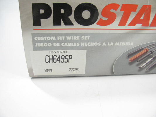 Prostart CH649SP Ignition Spark Plug Wire Set 1984-1986 Ford Mercury 3.8L-V6