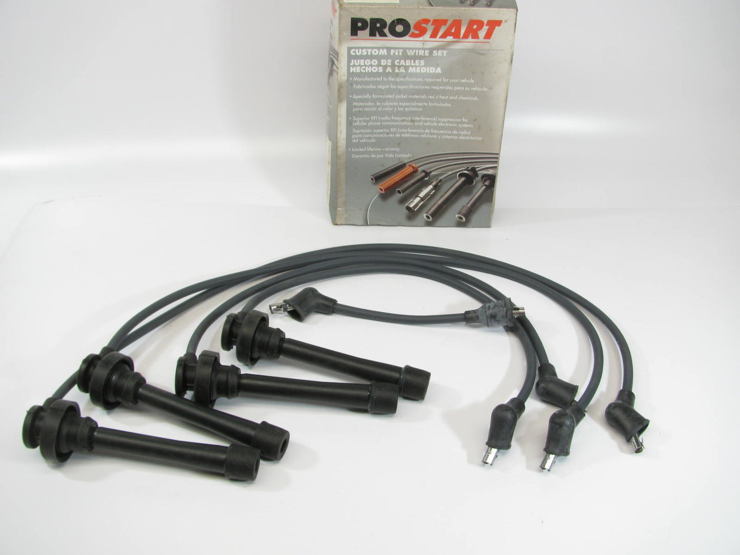 Prostart CH74124SP Ignition Spark Plug Wire Set 1992-1996 Mitsubishi 1.8L 2.4L