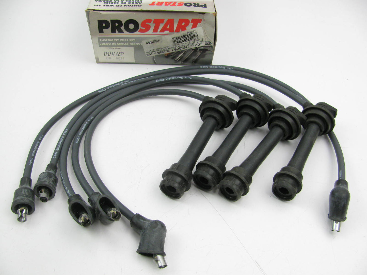 Prostart CH7416SP Ignition Spark Plug Wire Set For 1985-1989 Toyota GM 1.6L-L4