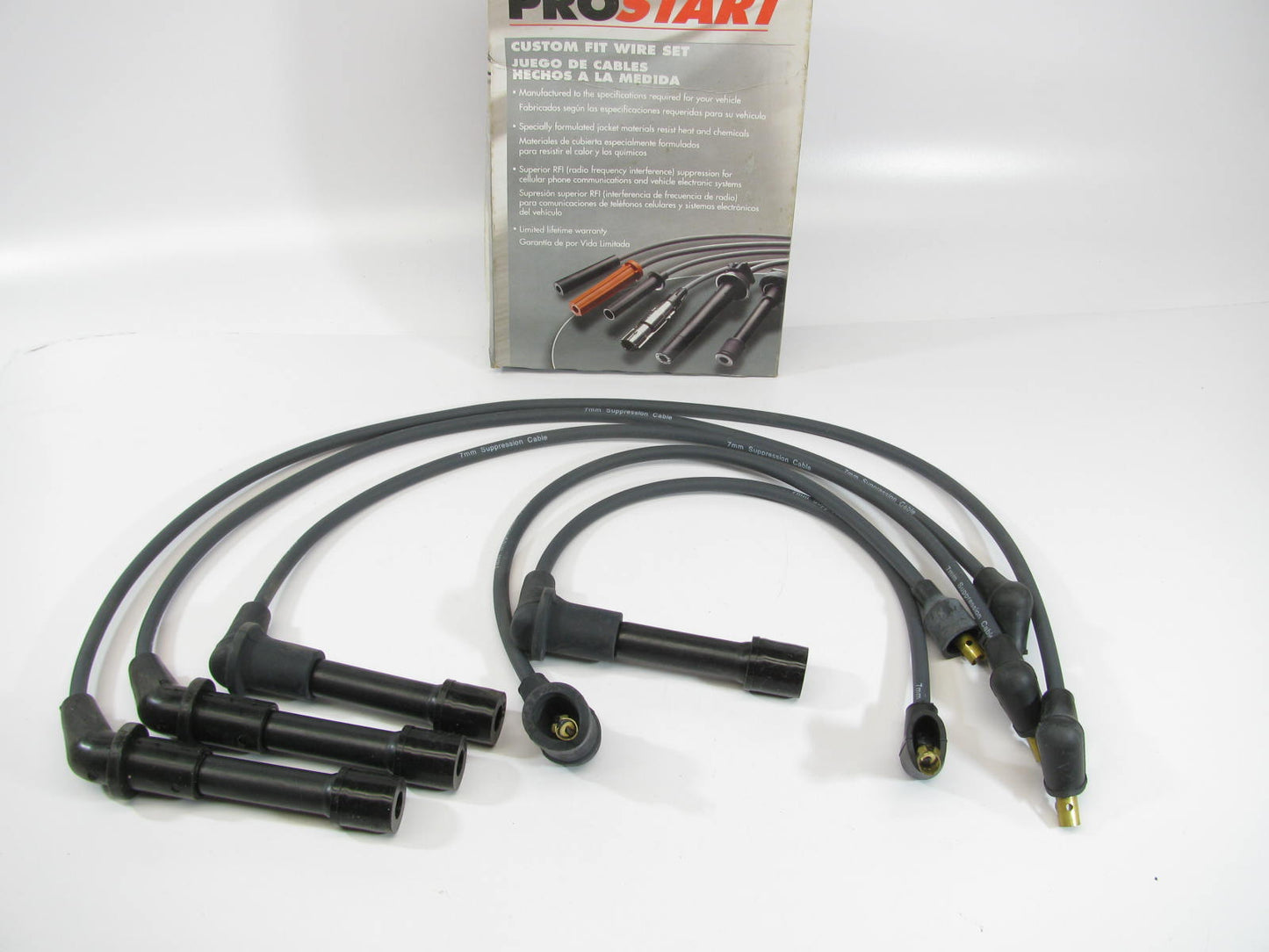 Prostart CH7433SP Ignition Spark Plug Wire Set For 1989-1990 Nissan 1.6L-L4