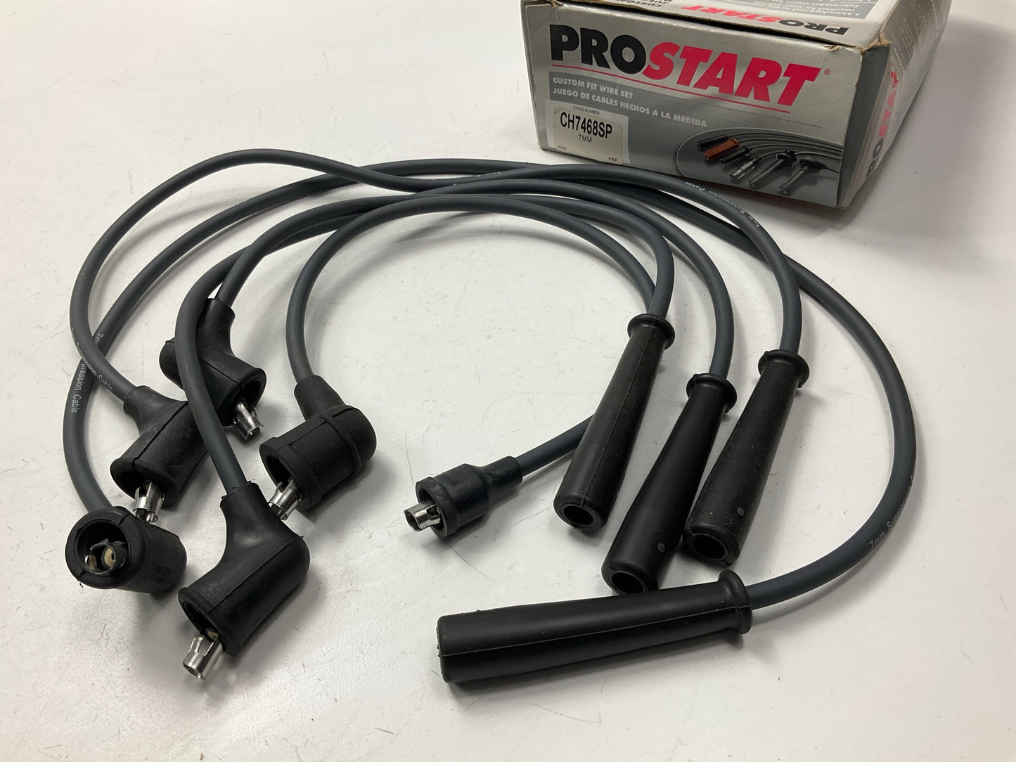 Prostart CH7468SP Ignition Spark Plug Wire Set For 1988-1992 Ford Mazda 2.2L-L4