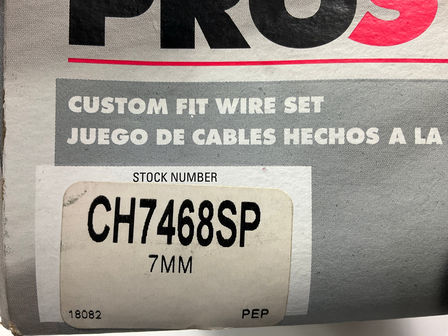 Prostart CH7468SP Ignition Spark Plug Wire Set For 1988-1992 Ford Mazda 2.2L-L4