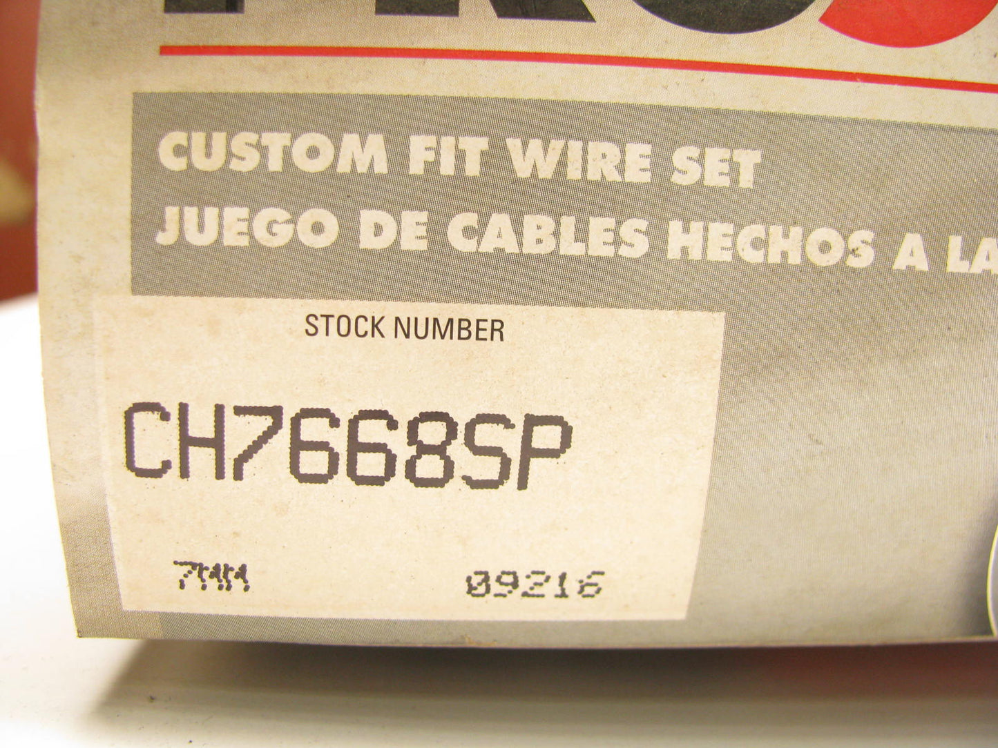 Prostart CH7668SP Ignition Spark Plug Wire Set For 1986-88 Nissan Maxima 3.0L-V6