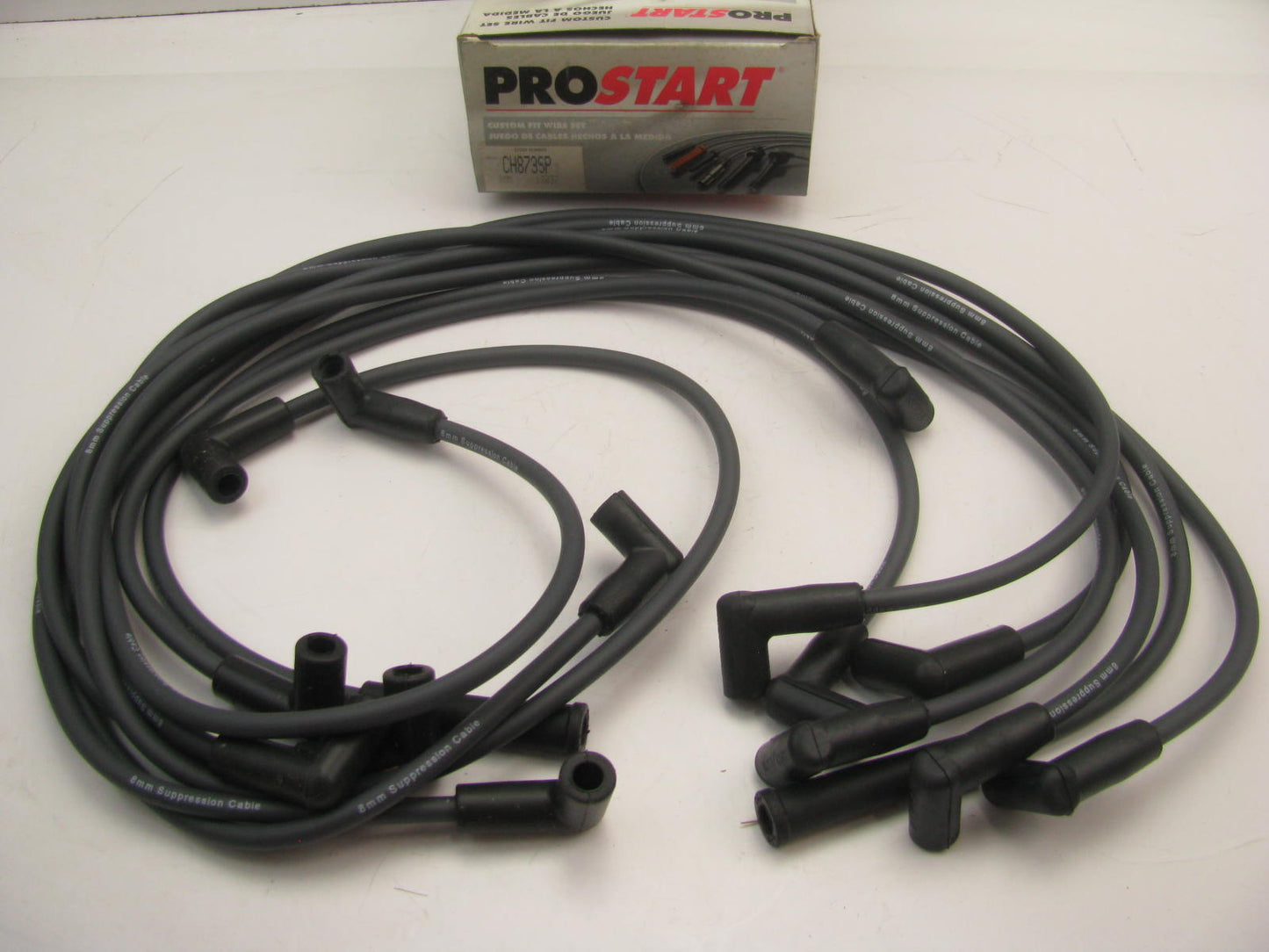 Prostart CH873SP Ignition Spark Plug Wire Set 1985-1986 Camaro & Firebird 5.0L
