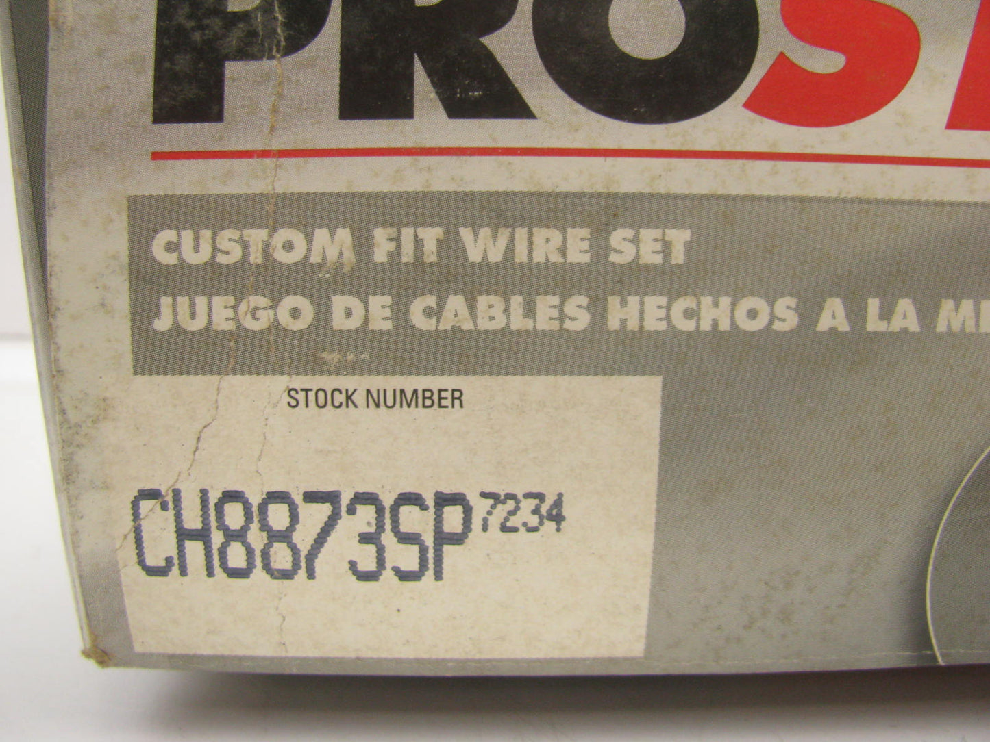 Prostart CH8873SP Ignition Spark Plug Wire Set 1990-1991 Ford Lincoln 5.0L V8