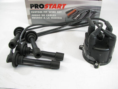 Prostart CHU403SP Ignition Spark Plug Wire Set & Cap 88-89 Toyota Corolla 1.6L
