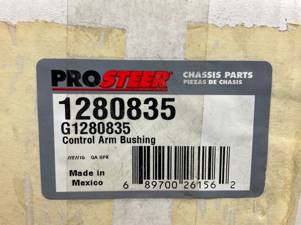Prosteer 1280835 Suspension Control Arm Bushing, Front Left Lower Rearward