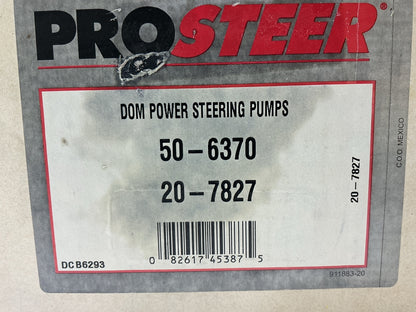 REMAN. Prosteer 50-6370 Power Steering Pump