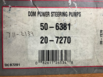 REMAN. Prosteer 50-6381 Power Steering Pump For 1990-1991 Tempo & Topaz