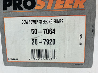 REMAN. Prosteer 50-7064 Power Steering Pump