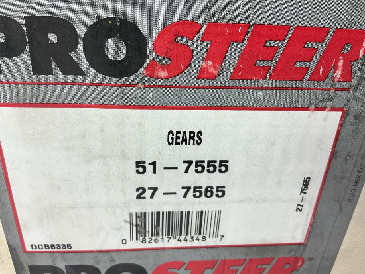 REMAN. Prosteer 51-7555 Steering Gear Box (with Power Steering)