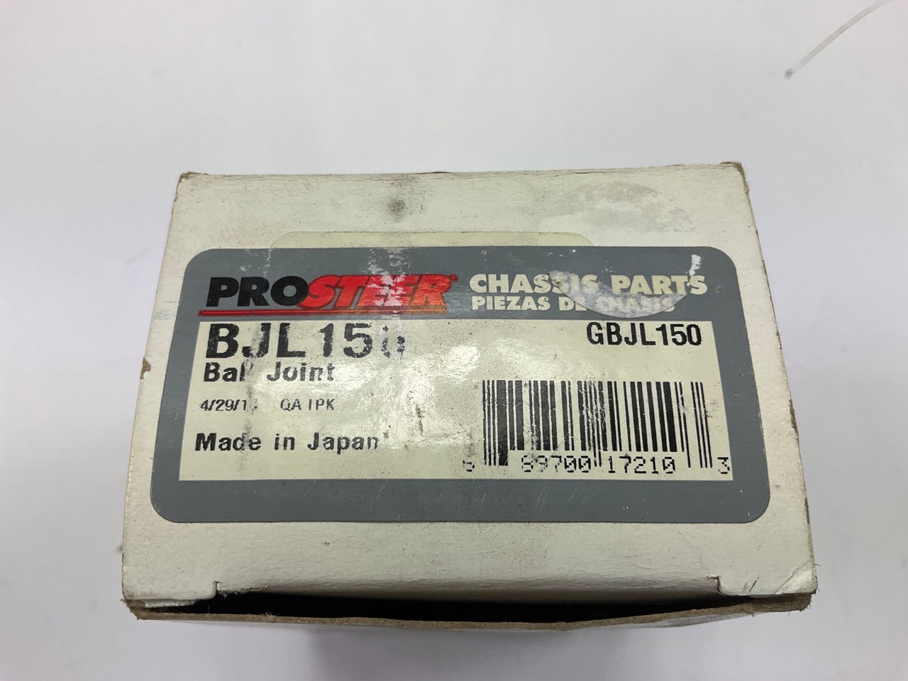 Prosteer BJL150 Suspension Ball Joint, Front Lower