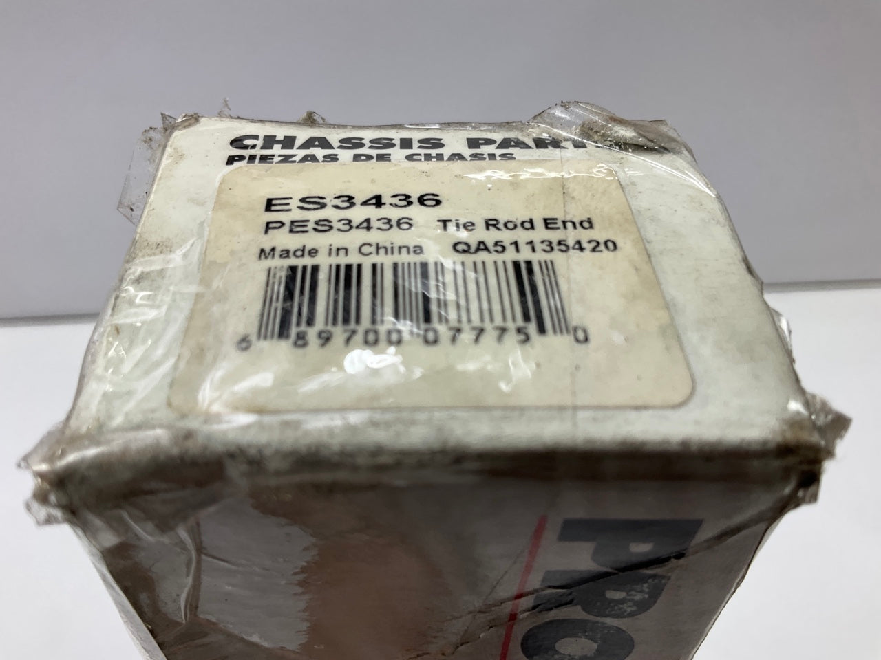 MISSING NUT - Prosteer ES3436 Front Inner Steering Tie Rod End