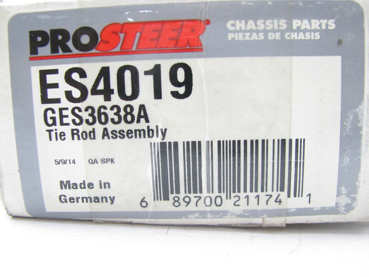Prosteer ES4019 Steering Tie Rod End Assembly - Front Right