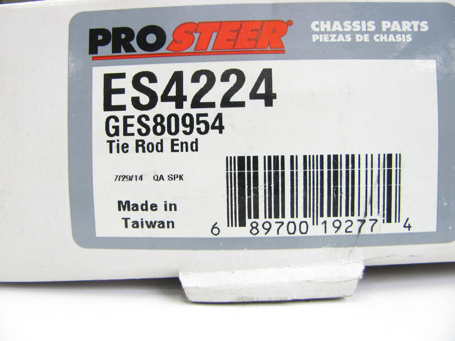Prosteer ES4224 Steering Tie Rod End - Front Right Outer