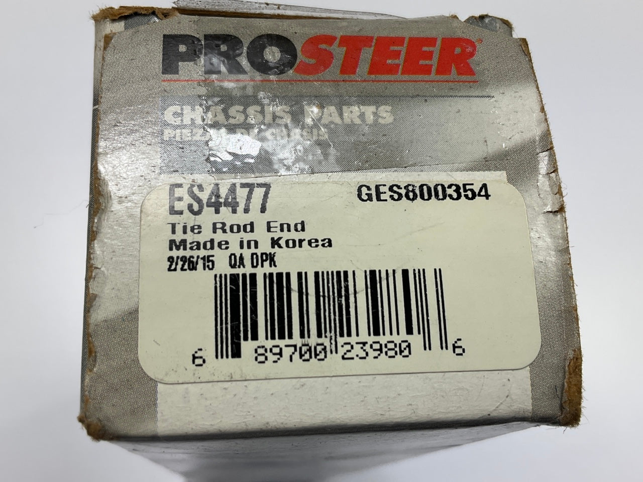 Prosteer ES4477 Front Inner Steering Tie Rod End
