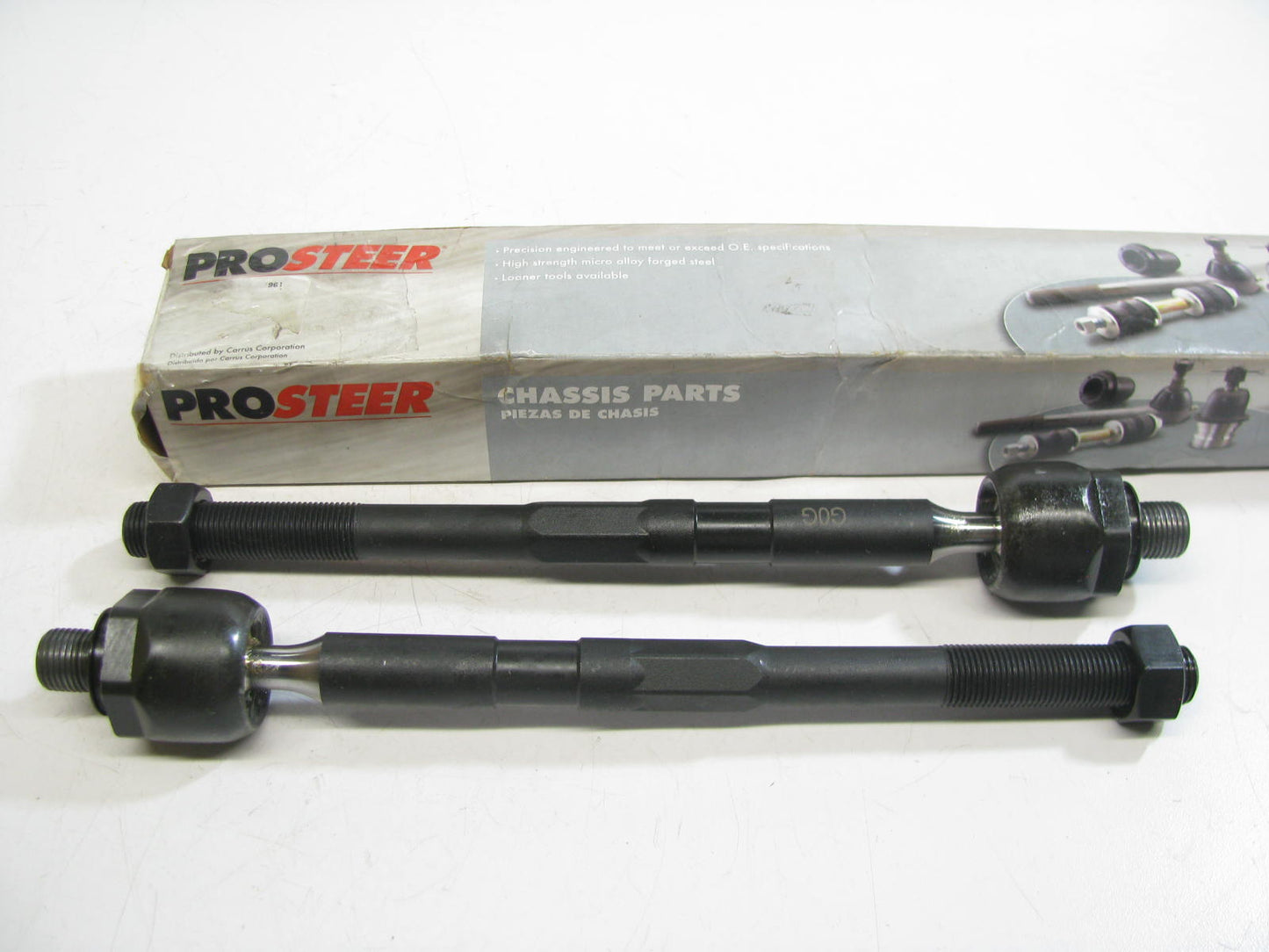 (2) Prosteer ES800301 Steering Tie Rod End - Front Inner