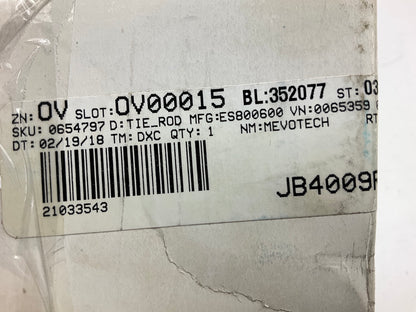 Prosteer ES800600 Steering Tie Rod End - Front Right Outer Passengers Side