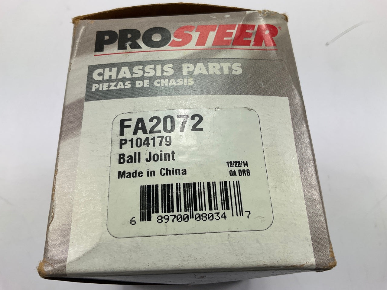 Prosteer FA2072 Suspension Ball Joint, Front Upper