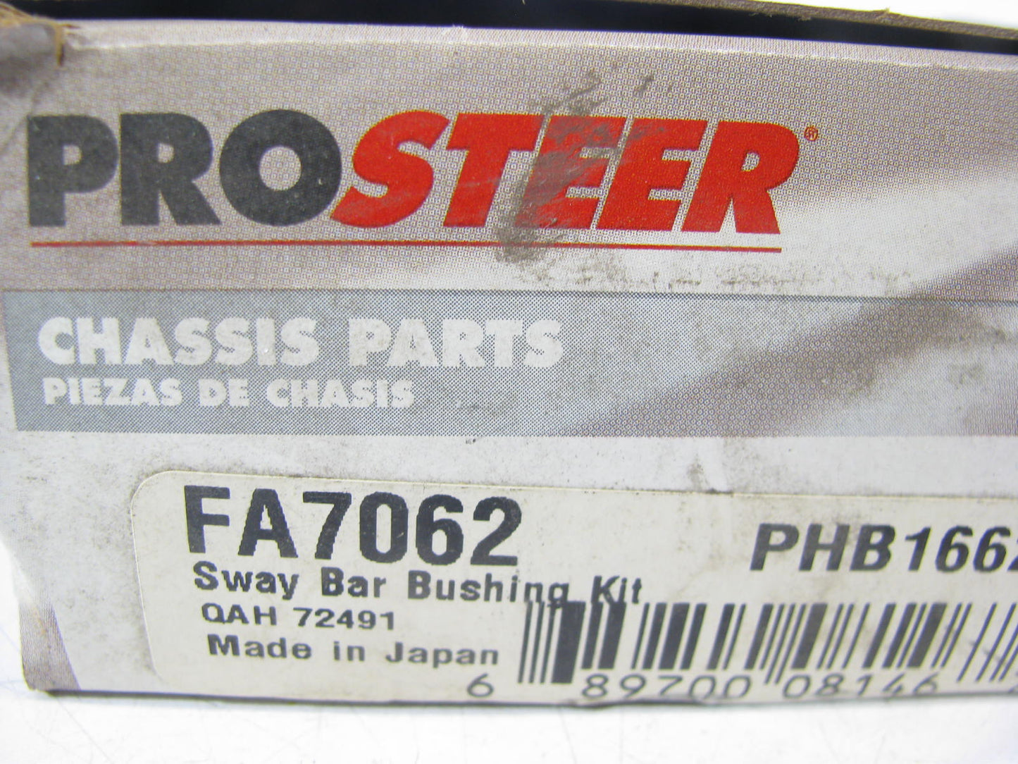 Prosteer FA7062 Suspension Stabilizer Sway Bar Bushing Kit - Front