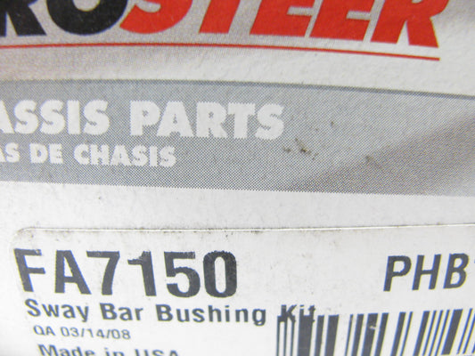 (2) Prosteer FA7150 Suspension Stabilizer Sway Bar Bushing - Front