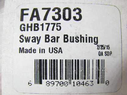 (2) Prosteer FA7303 Suspension Stabilizer Sway Bar Bushing - Front - PAIR
