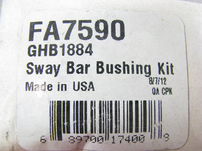 Prosteer FA7590 Suspension Stabilizer Sway Bar Bushing Kit - Front