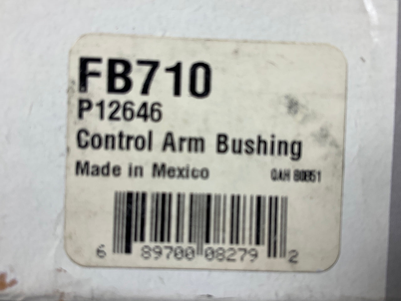 Prosteer FB710  Suspension Control Arm Bushing, Front Upper