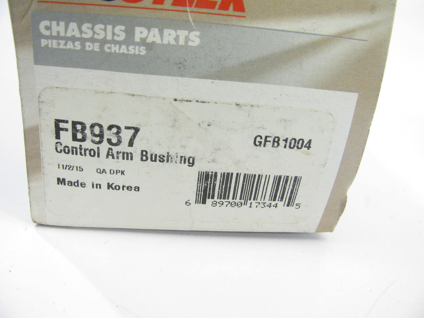 (2) Prosteer FB937 Suspension Control Arm Bushing - Front Lower