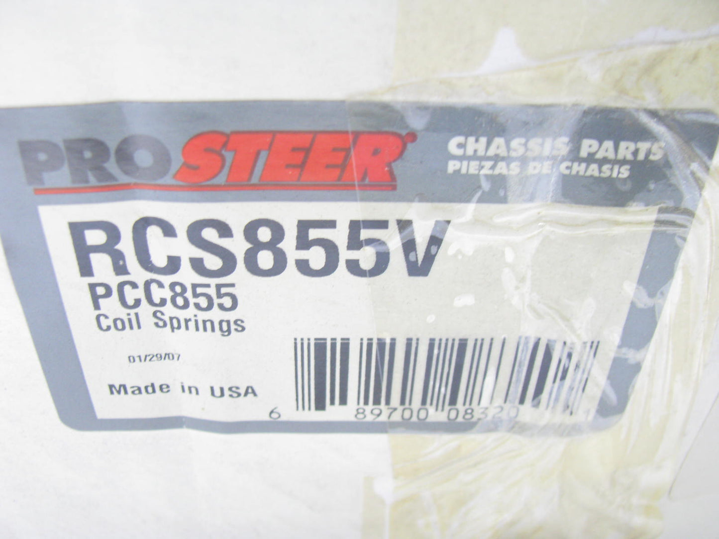 Prosteer RCS855V Rear Suspension Coil Springs For 1991-96 Escort Tracer Wagon