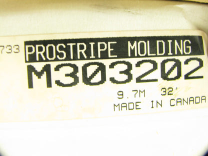 Prostripe M303202 Chevrolet Universal Silverado Black/Chrome 2'' X 30' Moulding