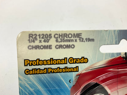 Prostripe R21205 40' X 1/4'' Pro Chrome Solid Striping Pinstripe Tape