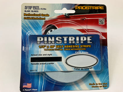 Prostripe R21208 Pinstripe Striping Stripe Tape, 1/4'' X 40 Feet, White