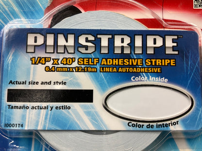 Prostripe R21208 Pinstripe Striping Stripe Tape, 1/4'' X 40 Feet, White