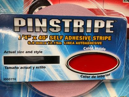 Prostripe R21230 40' X 1/4'' Tomato Red Solid Striping Pinstripe Tape