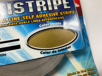 Prostripe R320106 40' X 5/16'' Bright Gold Metallic Multistriping Pinstripe Tape