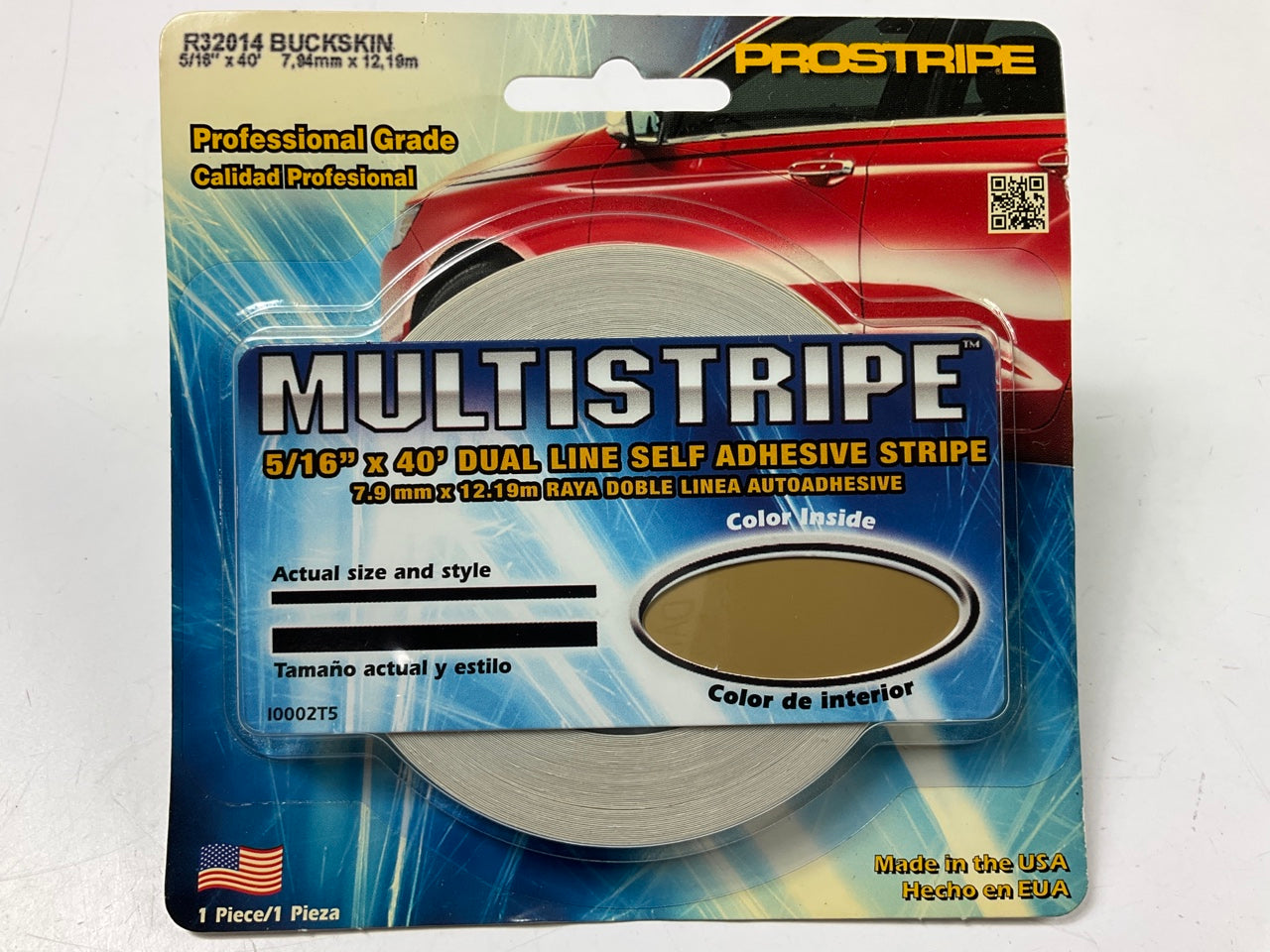 Prostripe R32014 Pinstripe Striping Stripe Tape - Buckskin Color 5/16'' X 40 Feet