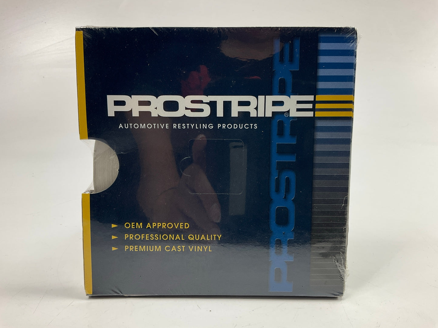 Prostripe R41116 Vinyl Pinstripe Striping Tape 3/16'' X 150' - Silver / Gold Met