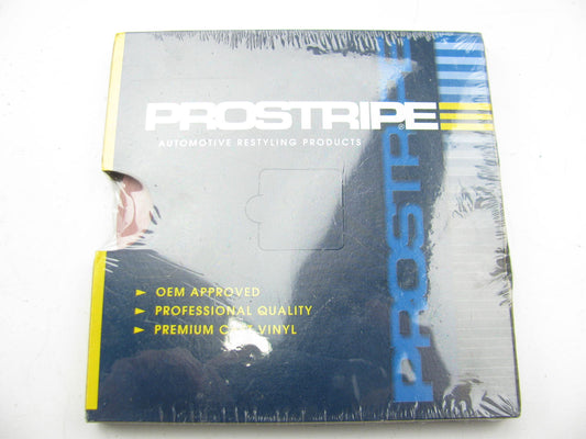 Prostripe R41118 Black White Red 3/16'' X 150' Vinyl Pinstriping Stripe Tape