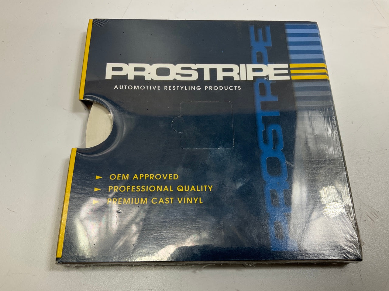 Prostripe R41131 Vinyl Pinstripe Striping Tape 3/16'' X 150' - White / Red