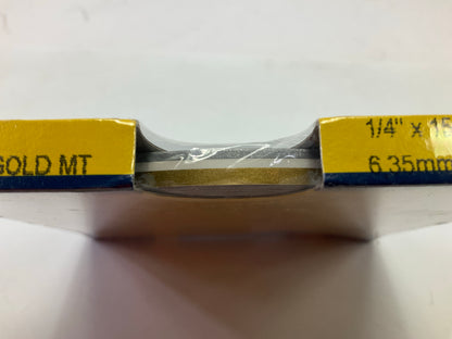 Prostripe R41716 Pinstripe Striping Tape, Silver / Gold Metallic, 1/4'' X 150'